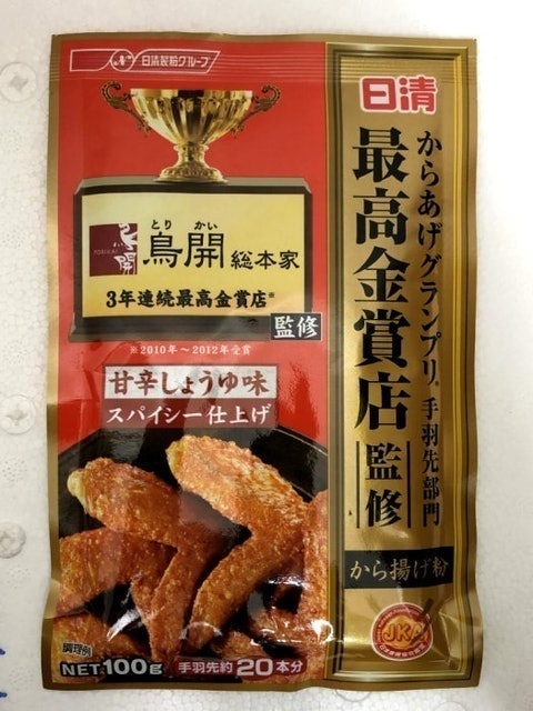 日清 金賞炸雞粉 甜辣醬油味  1