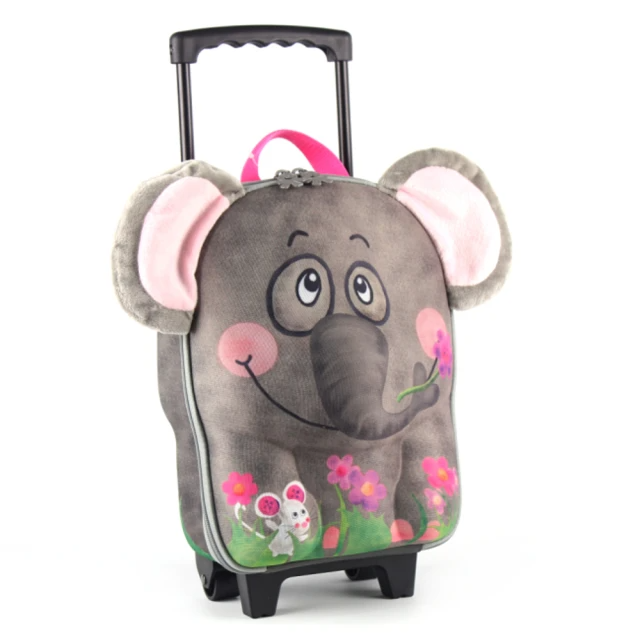 okiedog 兒童3D動物造型系列 拉桿式行李箱 1