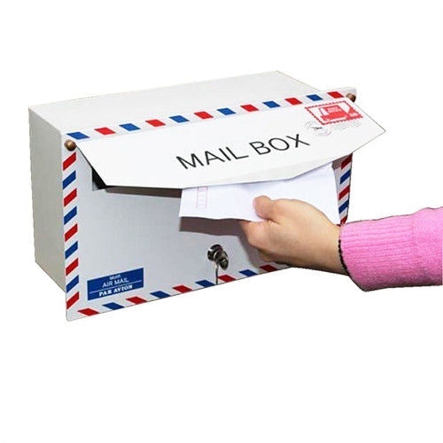 PUSH!居家生活用品 MAIL BOX個性化信箱郵箱郵筒報紙箱 1