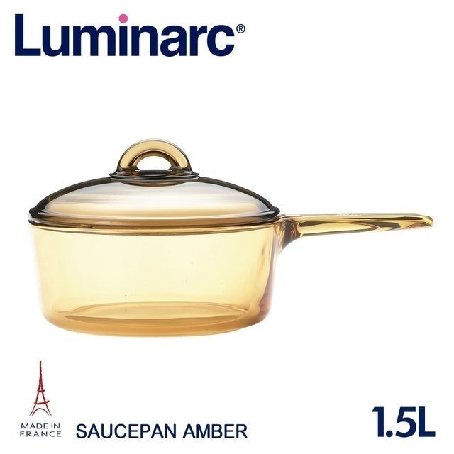 Luminarc樂美雅  Saucepan1.5L微晶透明單柄鍋 1